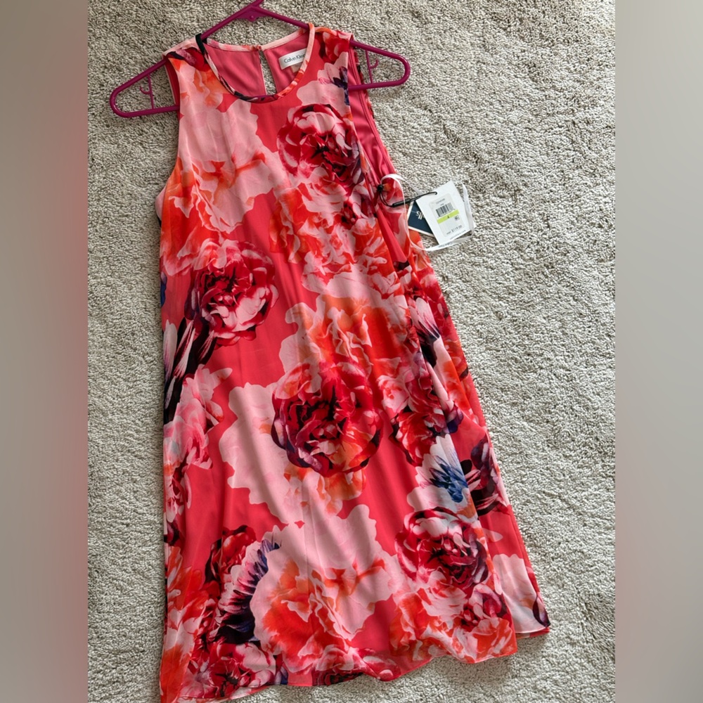 Calvin Klein Floral Swing Dresd